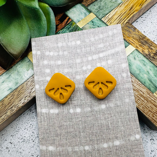 Riley Studs | Mustard