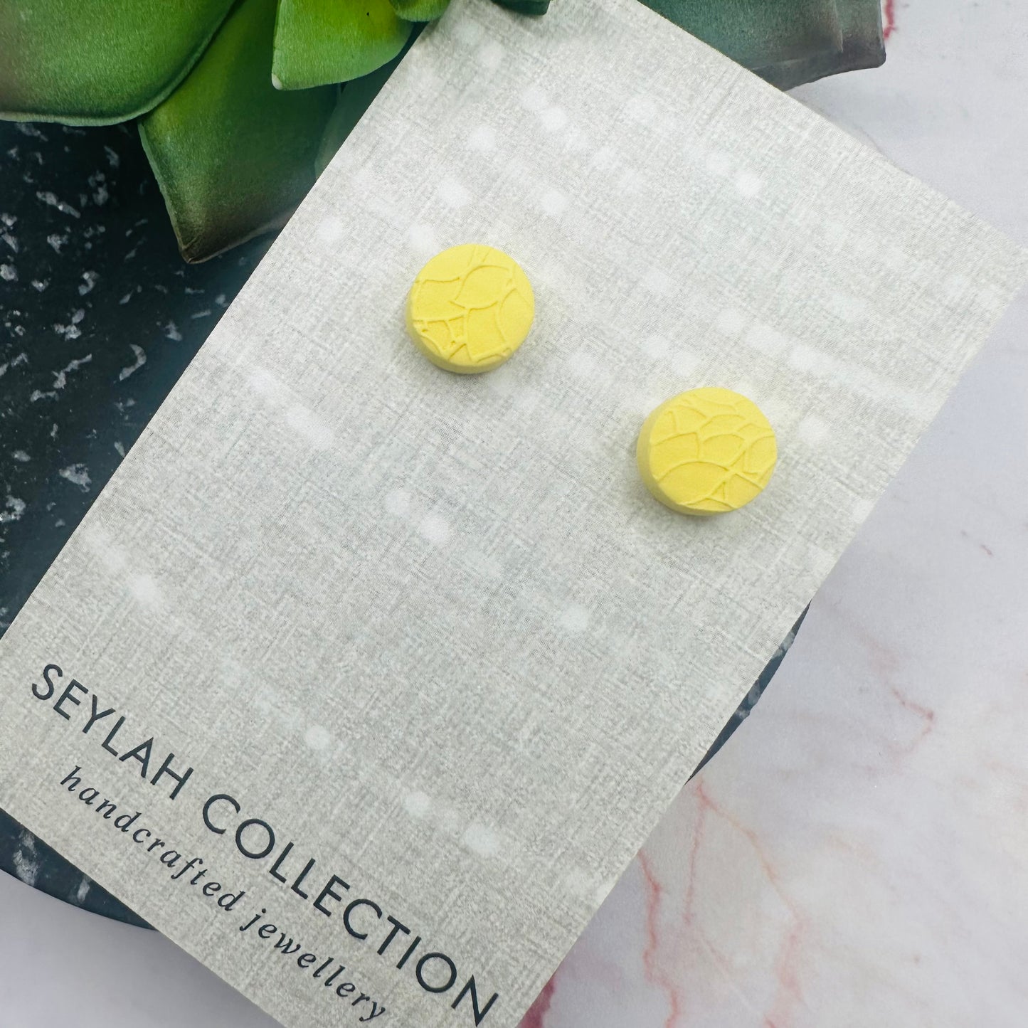 Elsie Studs | Lemon Drop