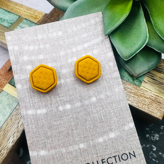 Cloe Studs | Mustard